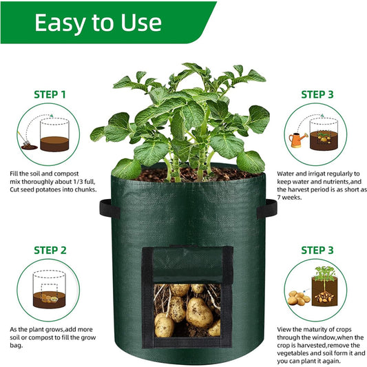 10 Gallon Potato Grow Bags – 6 Pack