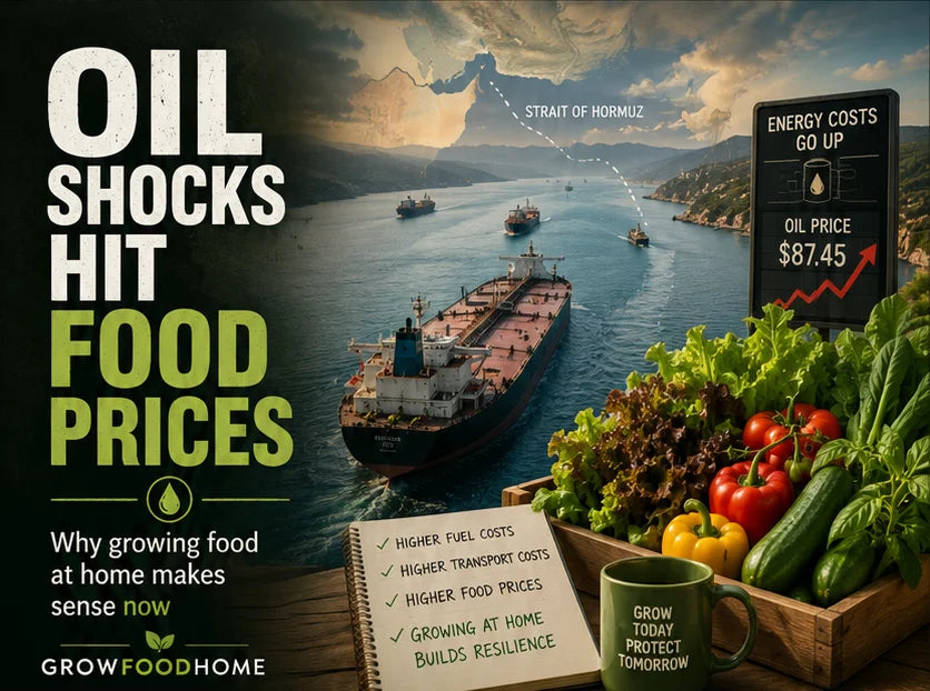 The Strait of Hormuz, Oil Prices and Your Grocery Bill: Why Home Growing Makes Sense Now