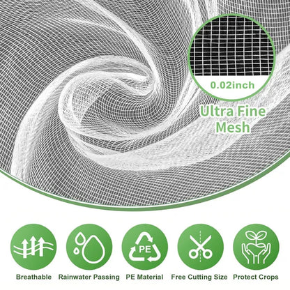 Garden Insect Netting – 6.5 ft x 25 ft