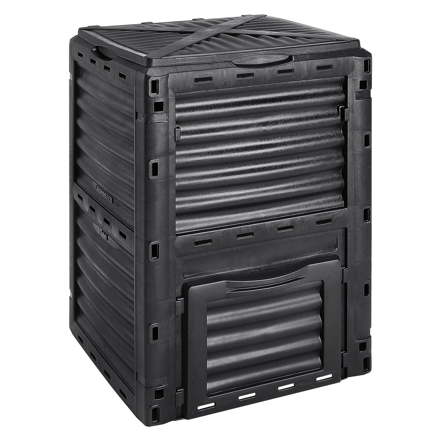 80 Gal Outdoor Compost Bin – BPA-Free with Lid & Access Door