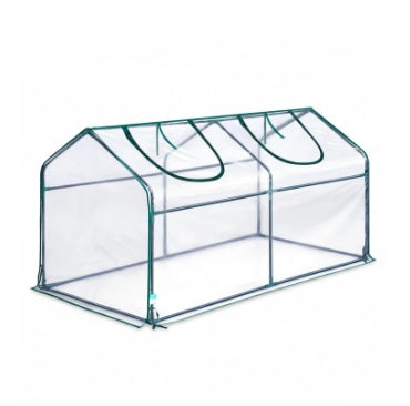 Greenhouse with Multi-Tier Plant Shelves