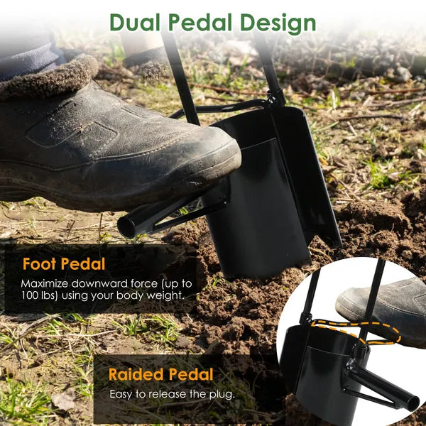 5-in-1 Bulb Planter Tool with Long Handle