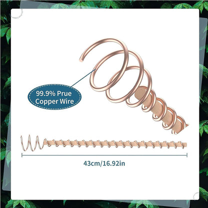8 Pack Electroculture Copper Garden Stakes with 3 Tools