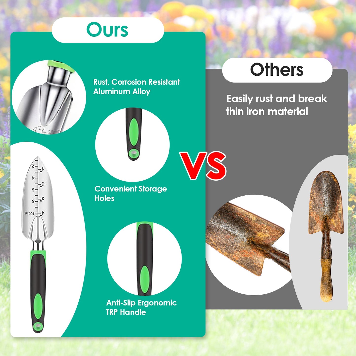 13-Piece Garden Tool Set with Storage Bag