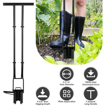 5-in-1 Bulb Planter Tool with Long Handle