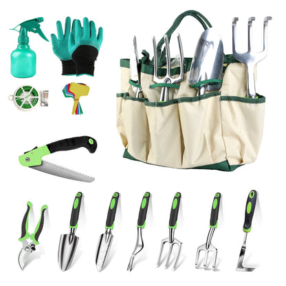 13-Piece Garden Tool Set with Storage Bag
